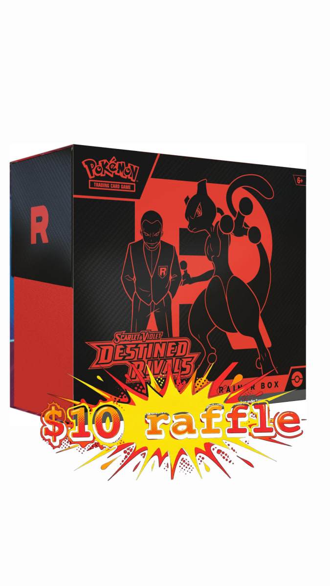 Destined rivals etb $10 raffle