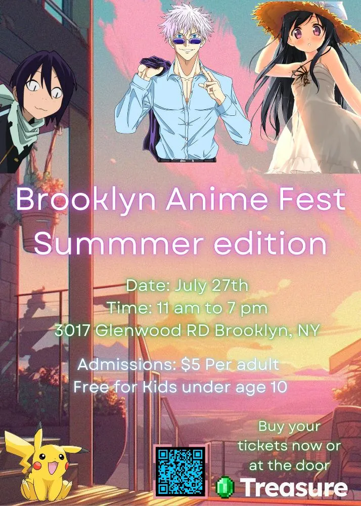 Brooklyn Anime Fest Summer Edition | Treasure