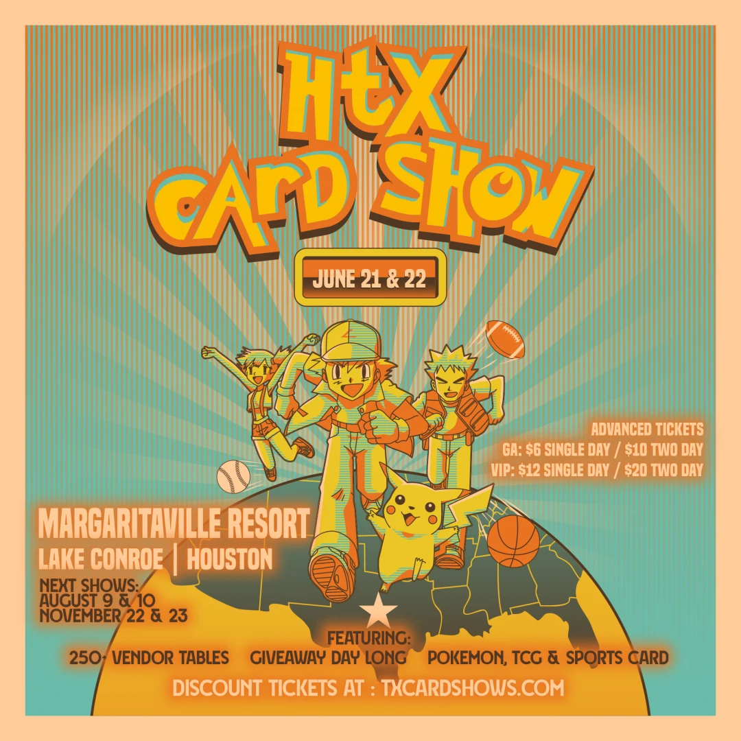 HTX Card Show - June 2025 in the Houston area | Treasure