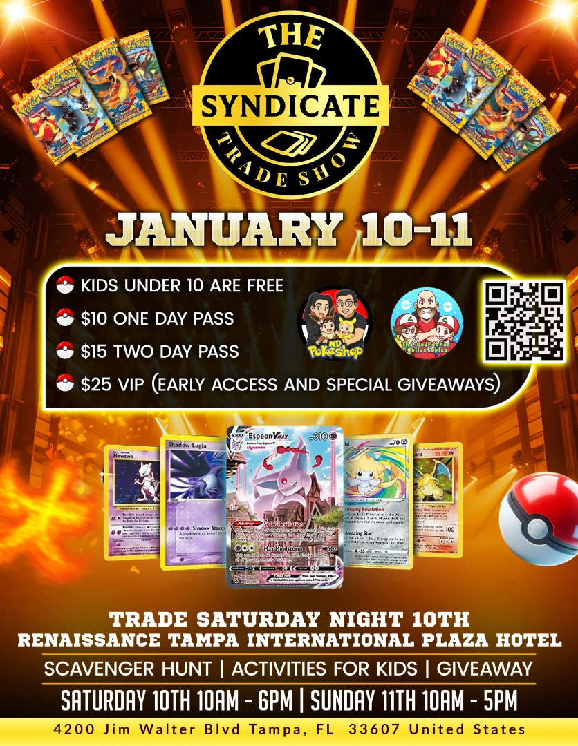 pokemon card show tampa Tampa The Card Syndicate Trade Show