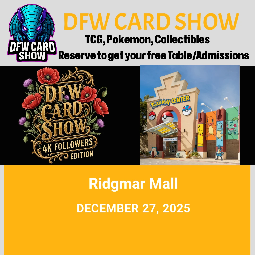 pokemon card shows dfw DFW