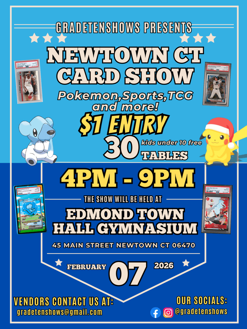 GradeTen Card Show - Newtown, CT | Treasure