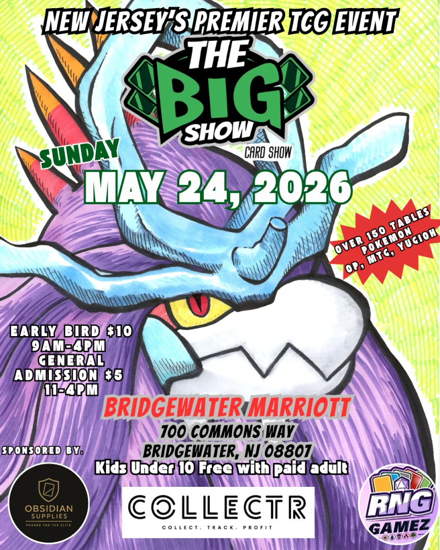 The Big Show Card show- Sunday May 24, 2026 | Treasure