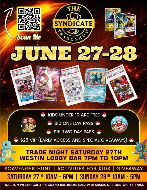 houston pokemon card show Margaritaville collectible card show event