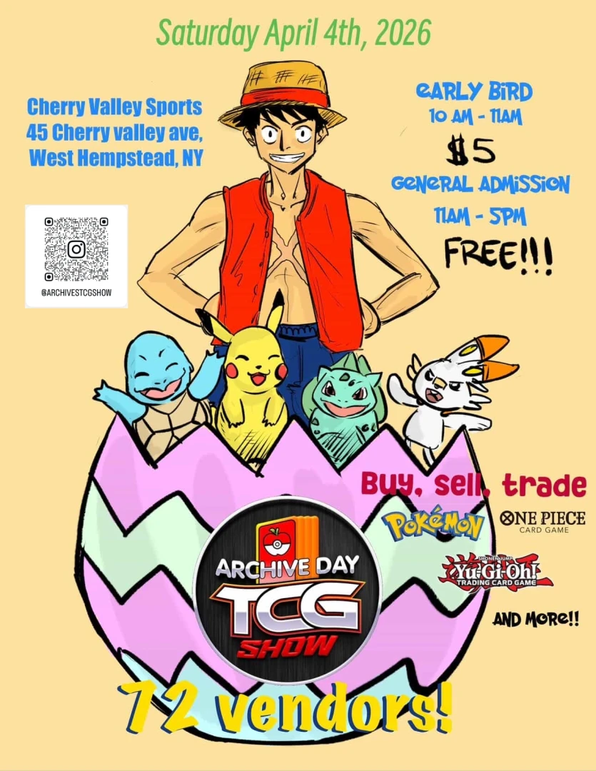 Archive Day TCG Show April 4th | Treasure