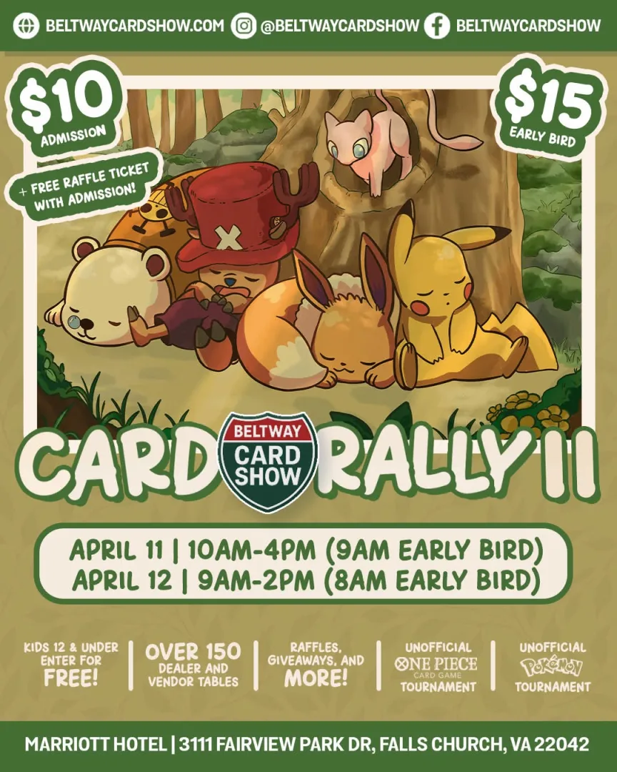 CARD RALLY II Presented by Beltway Card Show | Treasure