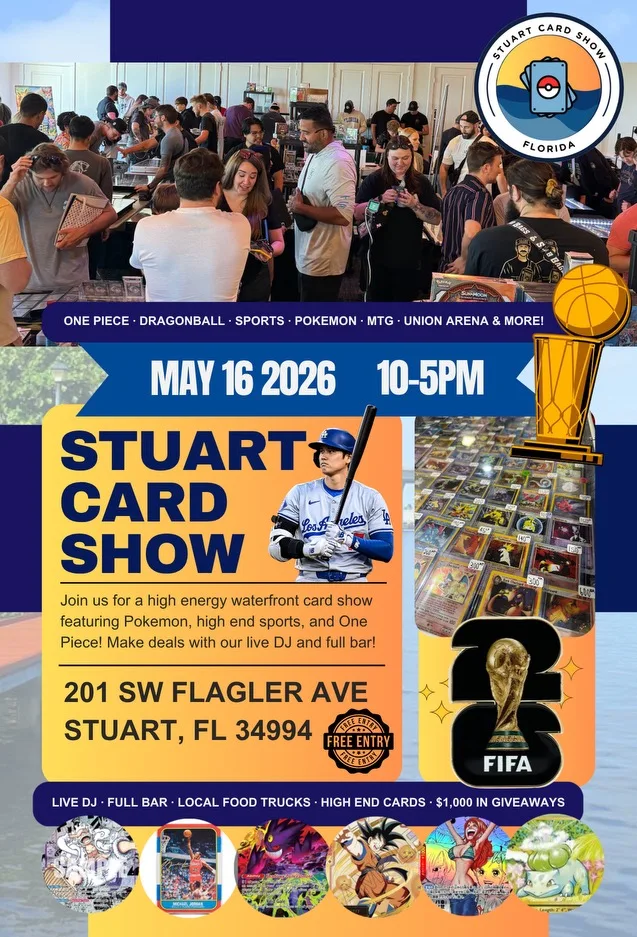 pokemon card shows in florida Stuart Show Vending a Local Pokemon Card