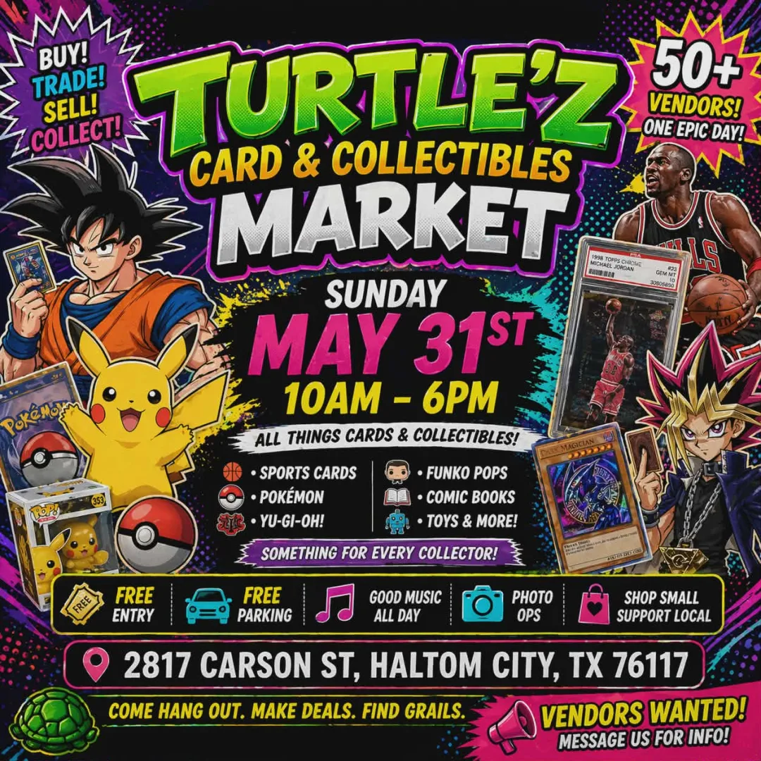 TURTLE'Z Cards and Collectibles Market | Treasure