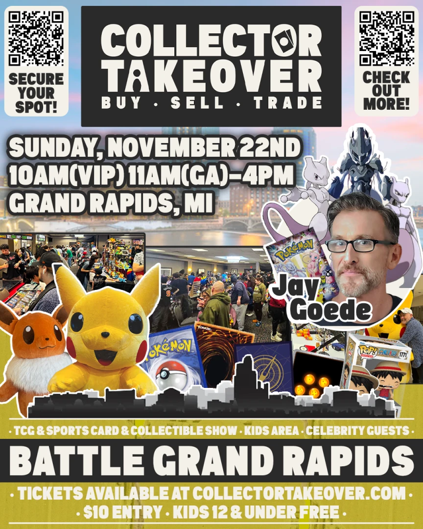 pokemon cards grand rapids LegendsSportsGames [F] Strafe (30) You may switch this Pokemon with 1 of your Benched Pokemon.  Legends Monthly Card Show