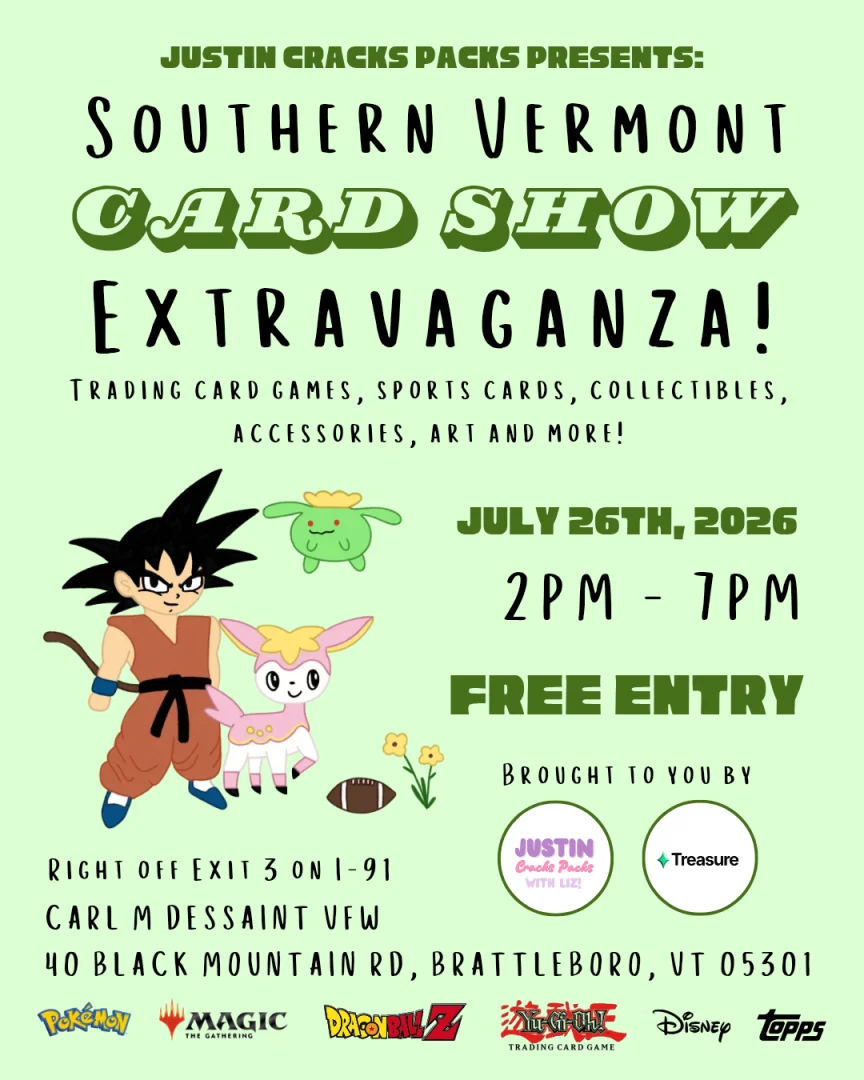 Justin Cracks Packs Presents: The Southern Vermont Card Show