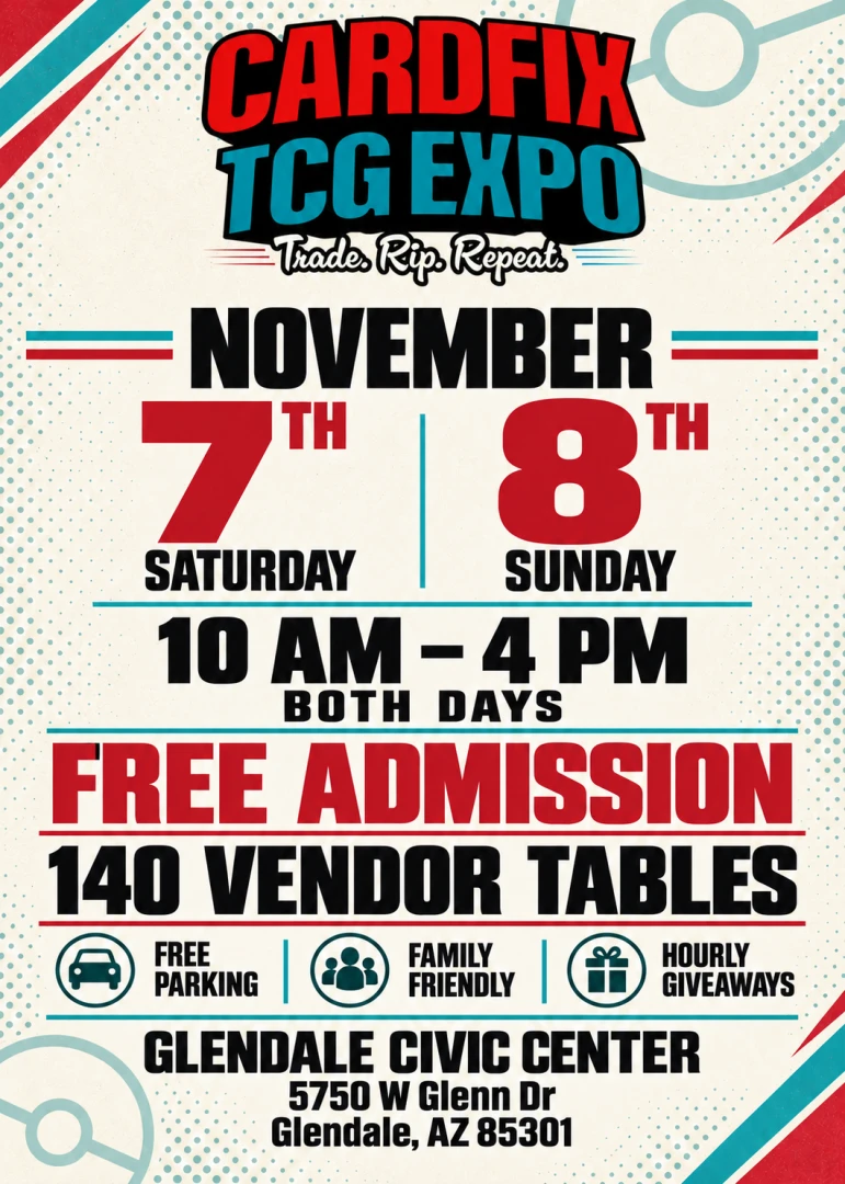 CardFix TCG Expo · Nov 7–8, 2026 | Treasure