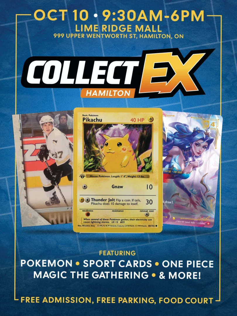 Event flyer for COLLECTEX: Hamilton