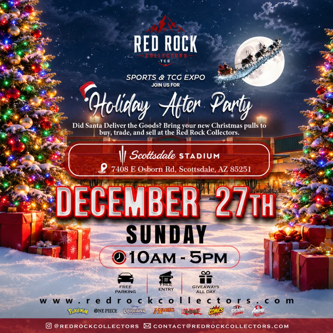 Red Rock Collectors Sports & TCG Expo · Sun, Dec 27, 2026 | Treasure