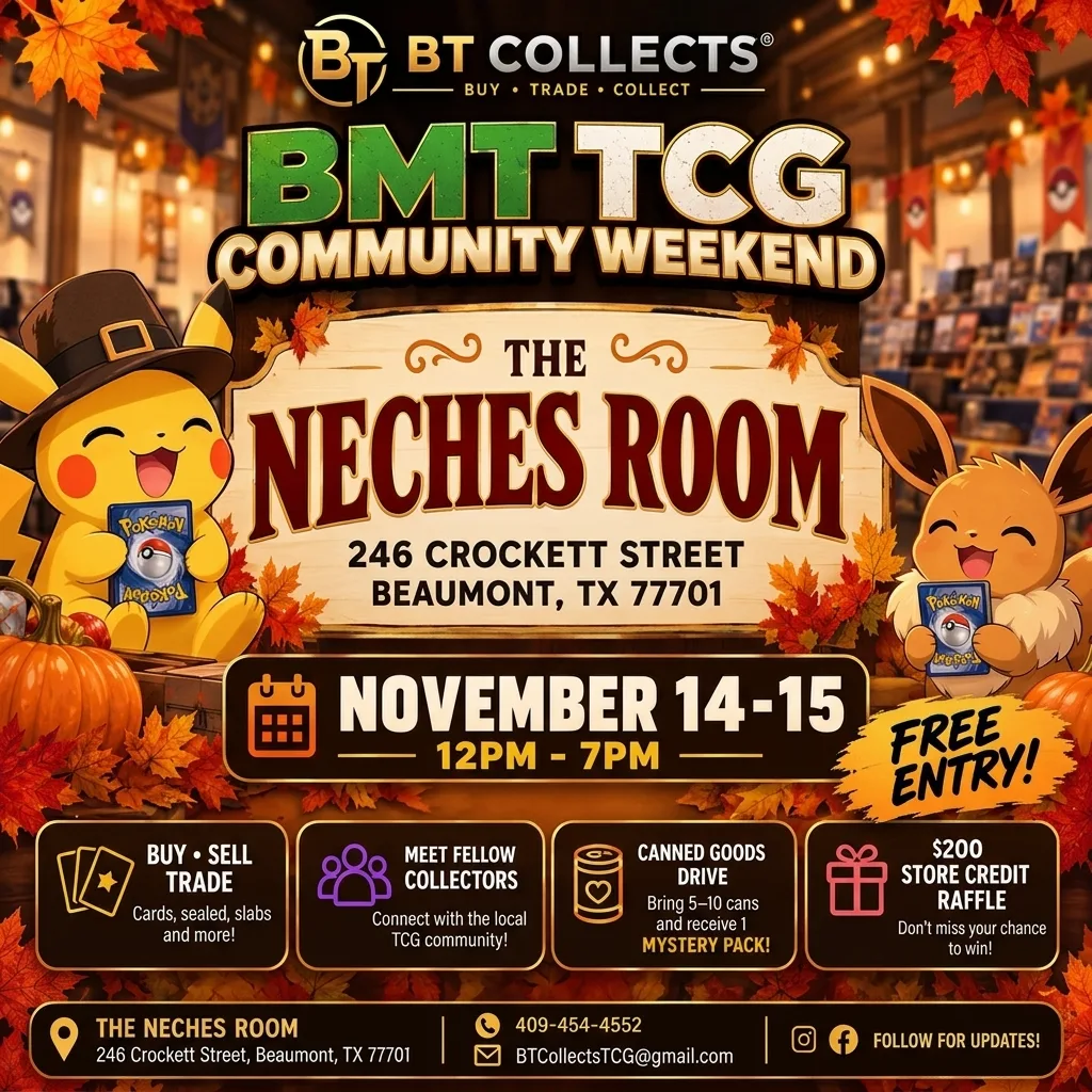 BMT TCG Community Weekend VI - Thanksgiving Edition · Nov 14–15, 2026 ...
